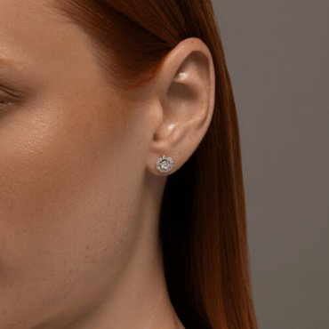 Пусеты Diamant 51-222-02501-1 вес 1.73 г золото, бриллиант купить,874851