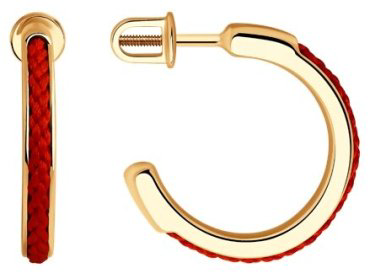 Пусеты SOKOLOV 93-122-01892-2 вес 4 г серебро, без вставок купить,13091