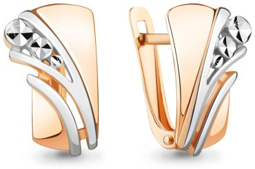 Серьги AQUAMARINE 34041.6 вес 2.64 г серебро, без вставок купить,29087