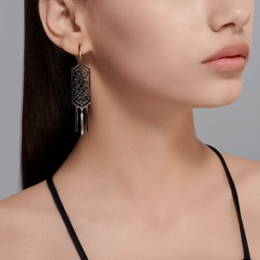 Серьги Diamant 51-121-02112-1 вес 5.44 г золото, без вставок купить,401166