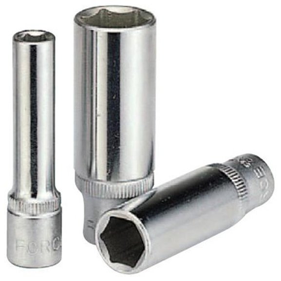Force торцевая головка глубокая 1/4 5255013 1 шт