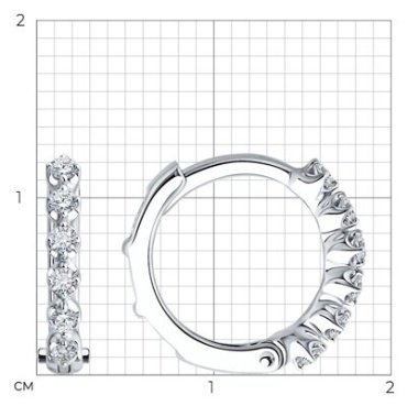 Конго SOKOLOV 1022300-3 вес 1.57 г золото, бриллиант купить,337799