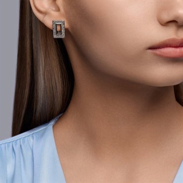 Серьги Diamant 94-120-01905-1 вес 3.955 г серебро, без вставок купить,21546