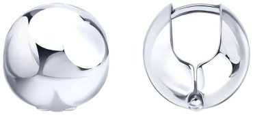 Серьги Diamant 94-120-02339-1 вес 4.6 г серебро, без вставок купить,28857