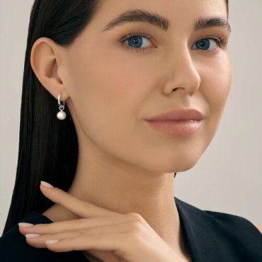 Конго SOKOLOV 792458_s вес 3.47 г серебро, жемчуг купить,328320
