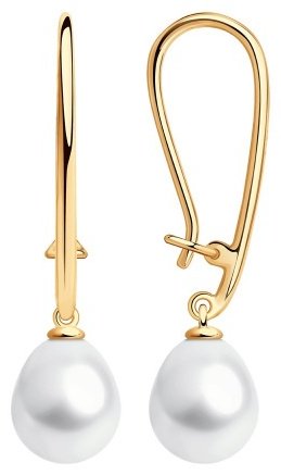 Серьги SOKOLOV 792346 вес 3.95 г золото, жемчуг купить,315803