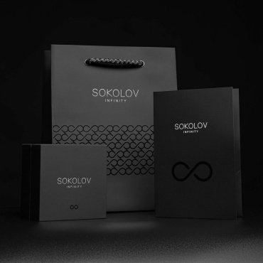 Серьги SOKOLOV 6024237 вес 2.83 г золото, бриллиант купить,1329455