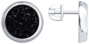 Пусеты Diamant 94-122-02371-1 вес 3.777 г серебро, без вставок купить,NaN