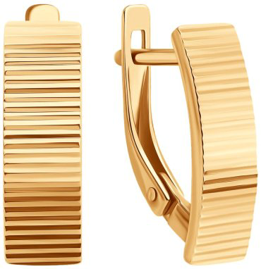 Серьги Diamant 51-120-02876-1 вес 2.76 г золото, без вставок купить,307800