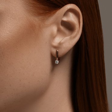 Серьги Diamant 51-220-02479-1 вес 2.38 золото, рубин купить,599267