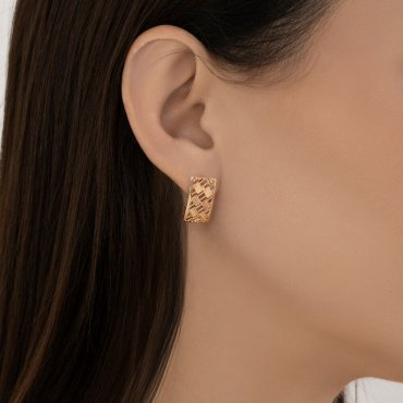 Серьги Diamant 51-120-02953-1 вес 3.66 г золото, без вставок купить,419224