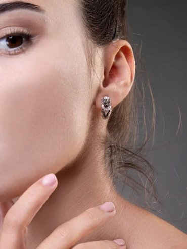 Серьги SOKOLOV 7020043 вес 2.93 г золото, бриллиант купить,483414