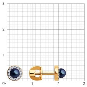 Серьги SOKOLOV 8020092 вес 1.72 г золото, бриллиант, жемчуг купить,321786