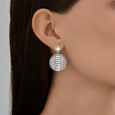 Серьги Diamant 95-122-02654-1 вес 7.16 г серебро, без вставок купить,25625