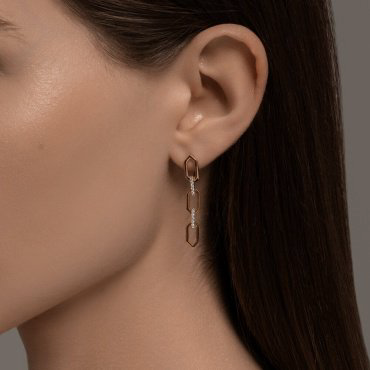 Серьги SOKOLOV 0200359 вес 3.76 г золото, фианит купить,299877