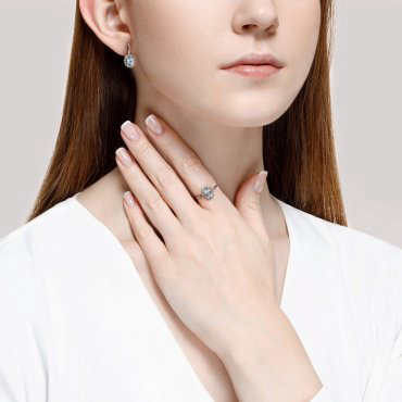 Серьги SOKOLOV 727416 вес 2.8 г золото, топаз купить,285530