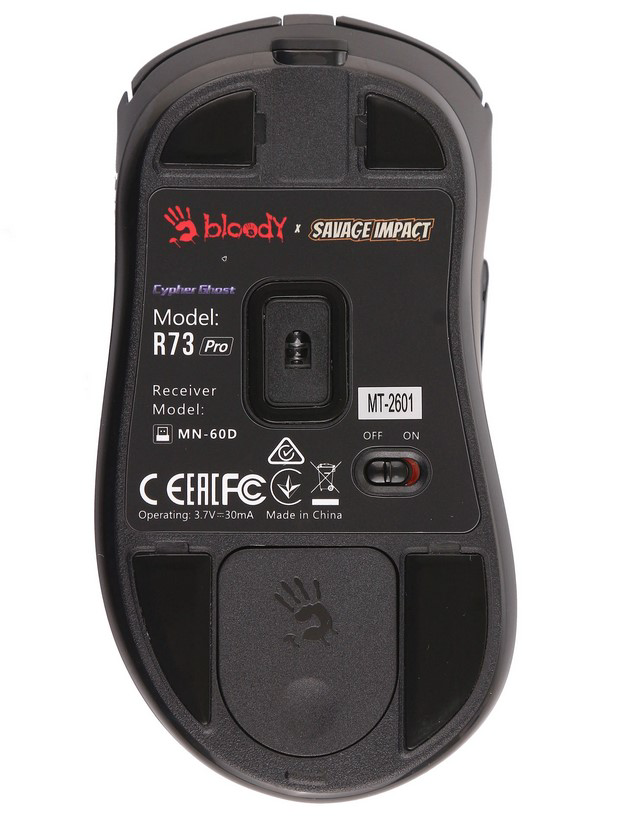 Мышь A4Tech Bloody R73 Pro Cypher Ghost Black
