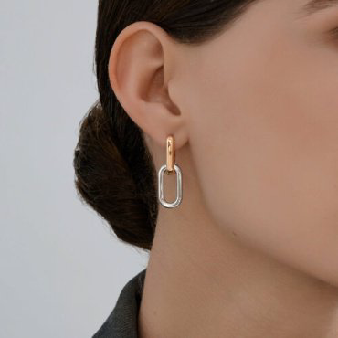 Серьги Diamant 51-121-02880-1_s вес 5.9 г золото, без вставок купить,565146