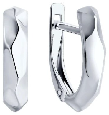 Серьги Diamant 94-120-02011-1 вес 2.14 г серебро, без вставок купить,15390