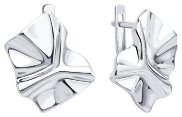 Серьги SOKOLOV 94027086 вес 4.15 г серебро, без вставок купить,29754