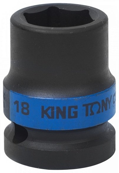 KING TONY торцевая головка ударная 1/2 453518M 1 шт