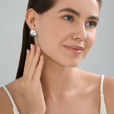 Серьги SOKOLOV 94027029_s вес 6.38 г серебро, без вставок купить,29786