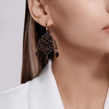 Серьги Diamant 51-121-02096-2 вес 7.05 г золото, без вставок купить,648569