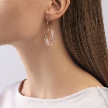 Серьги SOKOLOV 029733 вес 4.99 г золото, без вставок купить,364865
