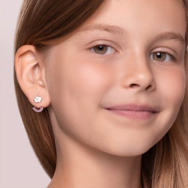 Пусеты SOKOLOV 029451 вес 2.82 г золото, эмаль купить,294098