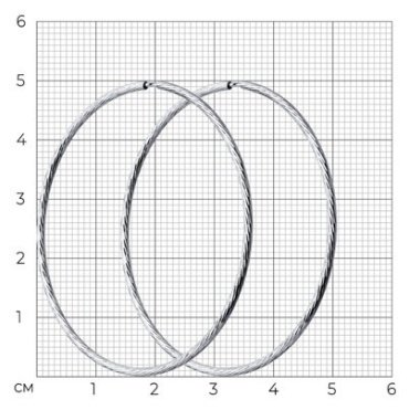 Конго Diamant 94-124-01872-1 вес 3.72 г серебро, без вставок купить,15236
