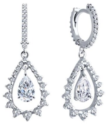 Серьги SOKOLOV 94026554 вес 5.24 г серебро, фианит купить,24499