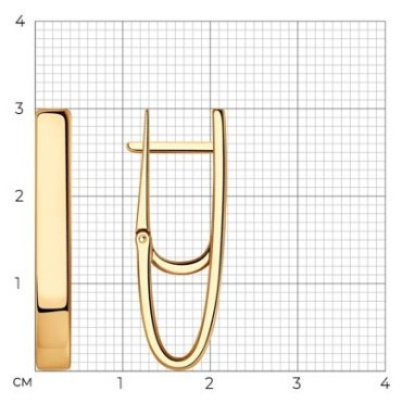Серьги Diamant 93-120-00645-1 вес 3.83 г серебро, без вставок купить,18468