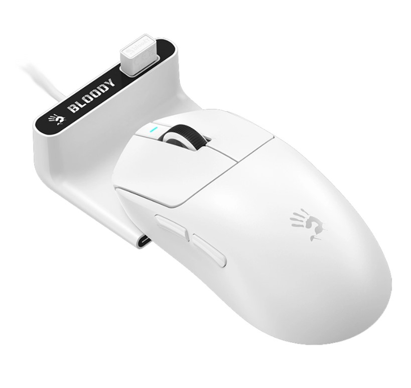 Мышь A4Tech Bloody R77 Ultra Dock White
