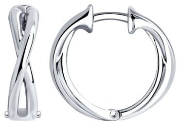 Серьги Diamant 94-120-01570-1 вес 3.67 г серебро, фианит купить,15494