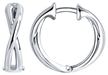 Серьги Diamant 94-120-01570-1 вес 3.67 г серебро, фианит купить,15494