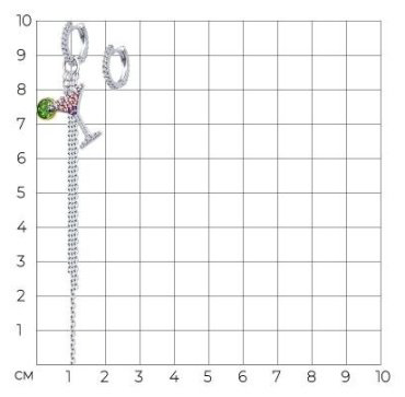 Серьги SOKOLOV 94025062 вес 4.24 г серебро, фианит купить,24999