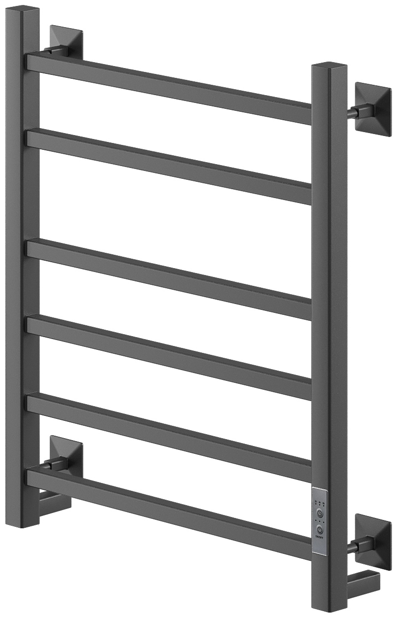 Полотенцесушитель Veconi Barro-B B6050B-B 60х50см черный