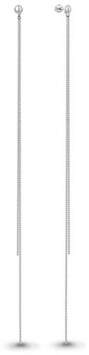 Пусеты AQUAMARINE 34349 вес 4.84 г серебро, без вставок купить,31857