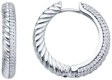 Конго Diamant 94-120-02160-1 вес 11.04 г серебро, фианит купить,46599