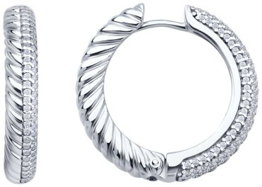 Конго Diamant 94-120-02160-1 вес 11.04 г серебро, фианит купить,46599