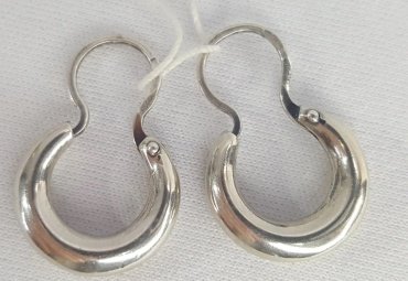 Серьги Красная пресня 33226 вес 2.7 г серебро, без вставок купить,38988