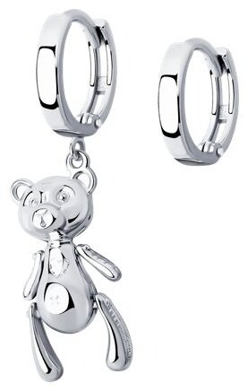 Серьги SOKOLOV 94025725 вес 3.67 г серебро, без вставок купить,24949