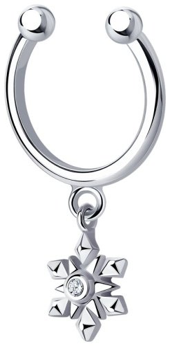 Серьги SOKOLOV 94170164 вес 0.72 г серебро, фианит купить,13699