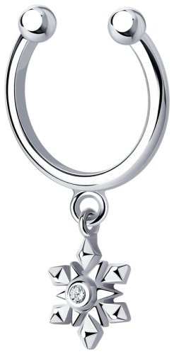 Серьги SOKOLOV 94170164 вес 0.72 г серебро, фианит купить,13699