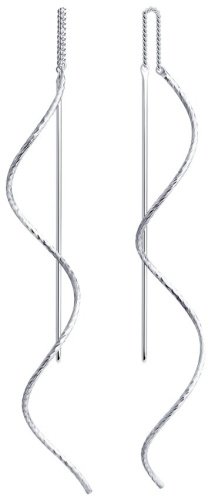 Серьги SOKOLOV 94024445 вес 2.72 г серебро, без вставок купить,18863