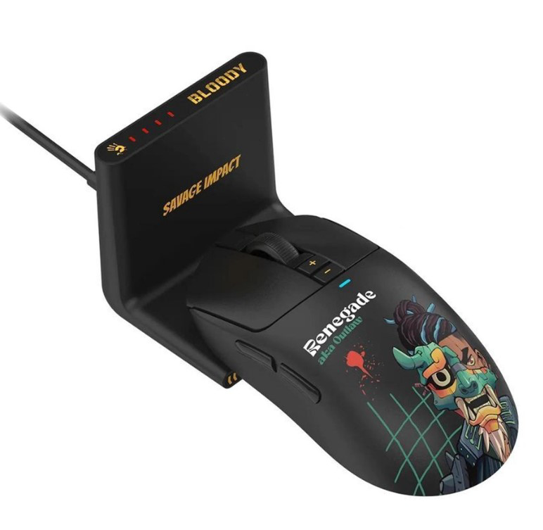 Мышь A4Tech Bloody R72 Ultra Duo Renegade Black Midnight