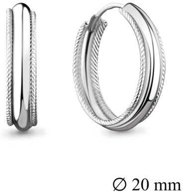 Конго AQUAMARINE 31389 вес 2.96 г серебро, без вставок купить,24793