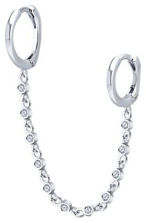 Серьги-цепочки SOKOLOV 94170368_s вес 3.25 г серебро, фианит купить,14800