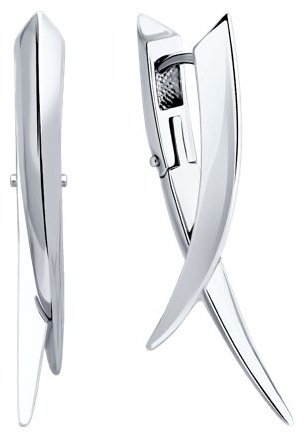 Серьги Diamant 94-120-02071-1 вес 3.35 г серебро, без вставок купить,16825