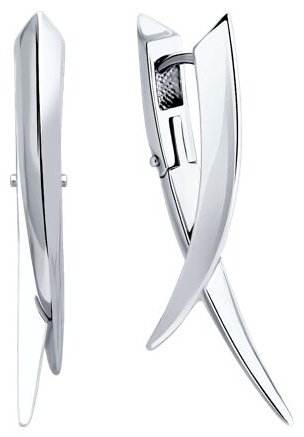 Серьги Diamant 94-120-02071-1 вес 3.35 г серебро, без вставок купить,16825
